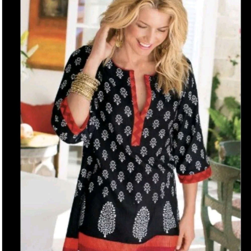 Soft sourroundings tunic cotton